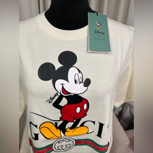 Gucci x Disney Mickey Mouse Unisex T-shirt Size M - Picture 4 of 12